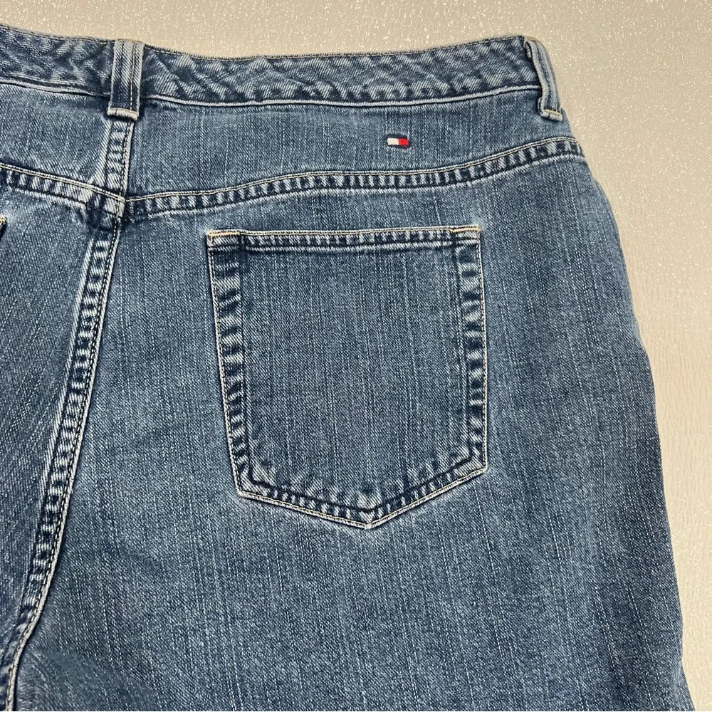 TOMMY HILFIGER Classic Blue Denim Women's Shorts Size 20 - Picture 6 of 7